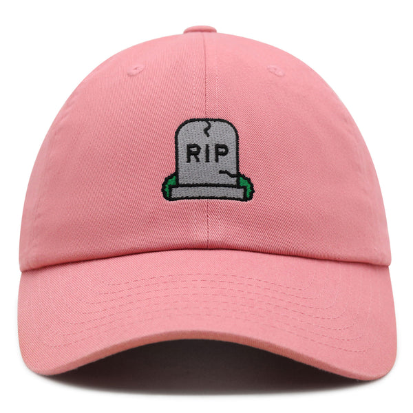 Gravestone Premium Dad Hat Embroidered Baseball Cap RIP