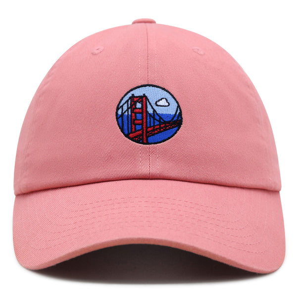 San Francisco Bridge Premium Dad Hat Embroidered Baseball Cap Travel Logo