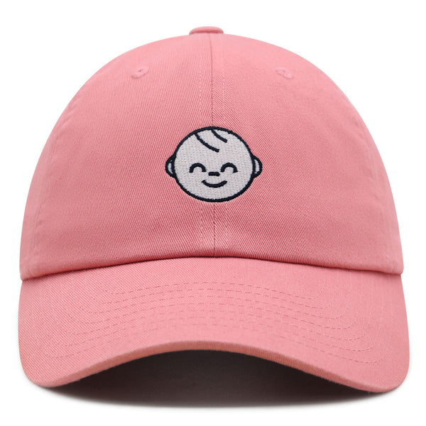 Baby Premium Dad Hat Embroidered Baseball Cap Cute Baby Face