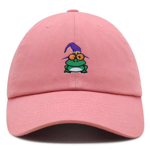 Frog Wizard Premium Dad Hat Embroidered Baseball Cap Story Book