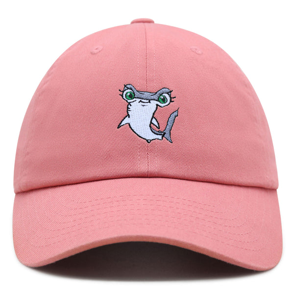 Hammerhead Shark Premium Dad Hat Embroidered Baseball Cap Cute Fish