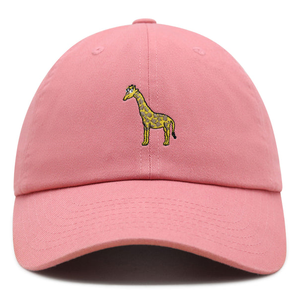 Giraffe Premium Dad Hat Embroidered Baseball Cap Africa Zoo