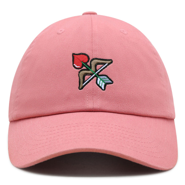 Valentines Day Bow Premium Dad Hat Embroidered Baseball Cap Cute Bow