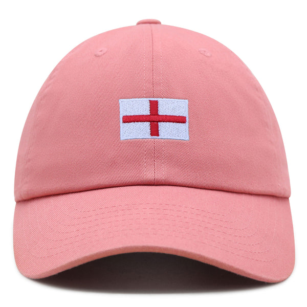 England Flag Premium Dad Hat Embroidered Cotton Baseball Cap Soccer