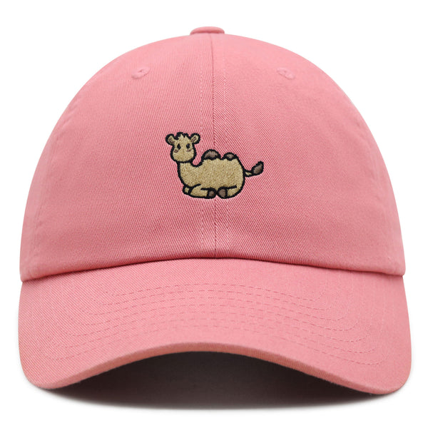 Camel Sitting Premium Dad Hat Embroidered Cotton Baseball Cap Cute Desert