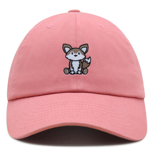 Fennec Fox Premium Dad Hat Embroidered Cotton Baseball Cap Sitting