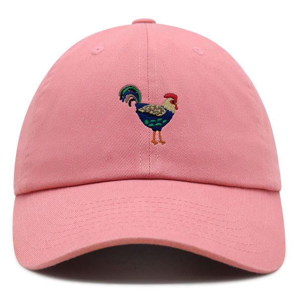 Colorful Chicken Premium Dad Hat Embroidered Cotton Baseball Cap Pollo