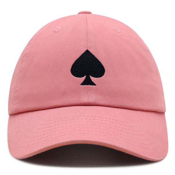 Spade Premium Dad Hat Embroidered Cotton Baseball Cap Poker