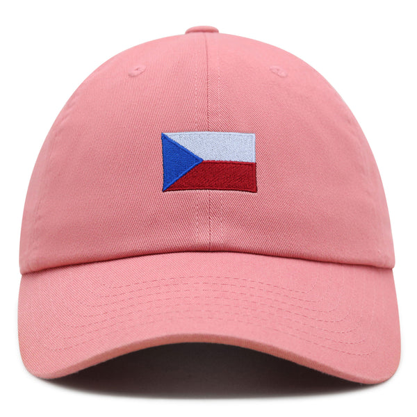 Czech Republic Flag Premium Dad Hat Embroidered Cotton Baseball Cap Country Flag Series