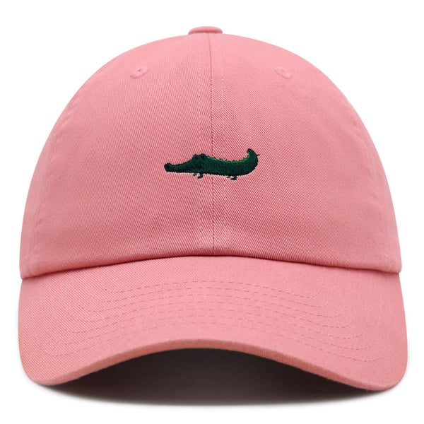 Cartoon Crocodile Premium Dad Hat Embroidered Cotton Baseball Cap