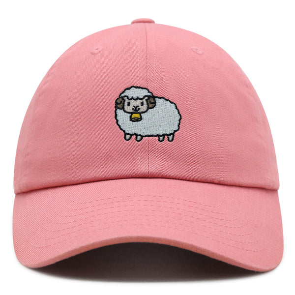 Cute Sheep Premium Dad Hat Embroidered Cotton Baseball Cap