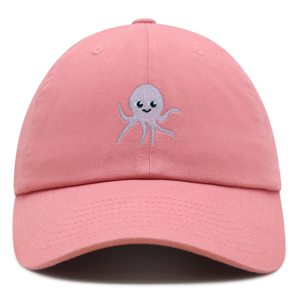 Cute Octopus Premium Dad Hat Embroidered Cotton Baseball Cap