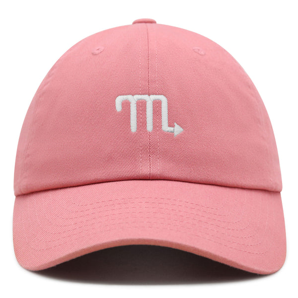 Scorpio Premium Dad Hat Embroidered Cotton Baseball Cap Zodiac Symbol