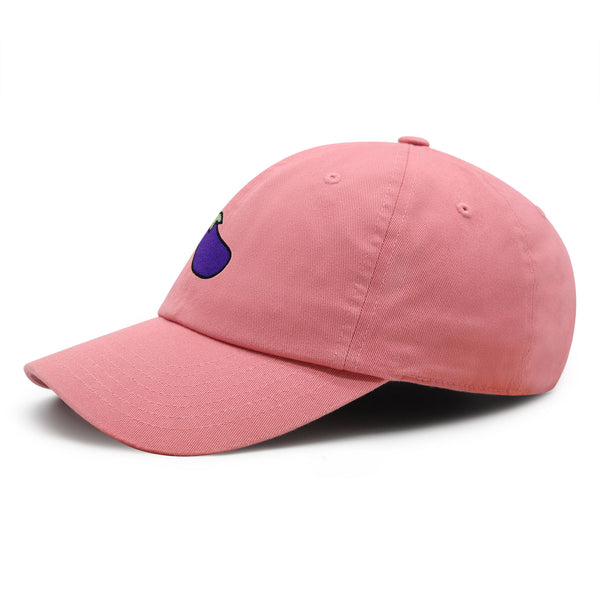 Eggplant Premium Dad Hat Embroidered Baseball Cap Foodie Vegetable