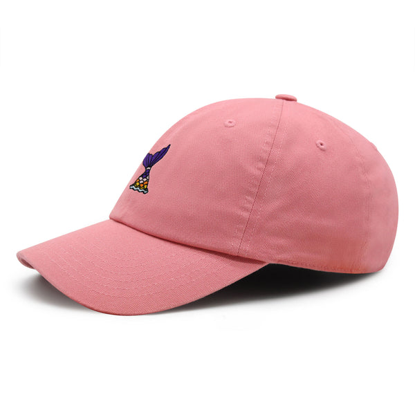 Mermaid Tail Premium Dad Hat Embroidered Baseball Cap Cute