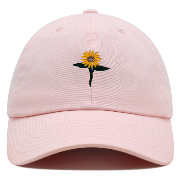 Sun Flower Premium Dad Hat Embroidered Baseball Cap Floral