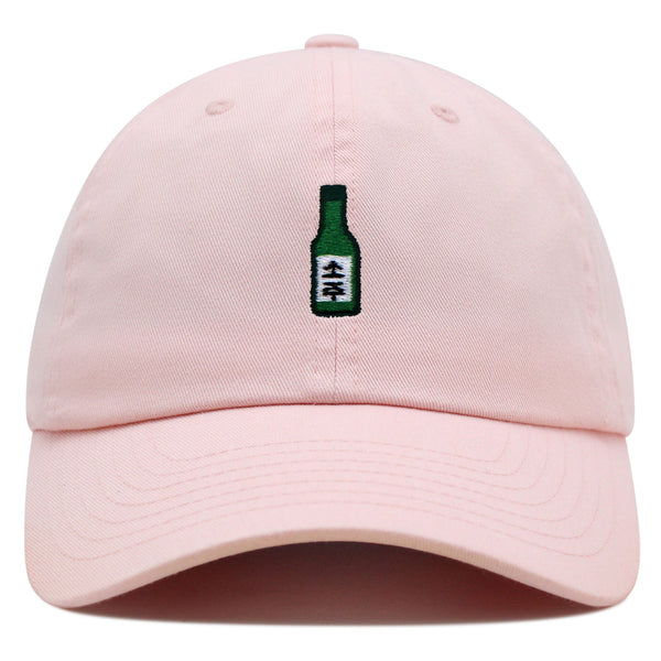 Soju Premium Dad Hat Embroidered Baseball Cap Korean Korea Spirit