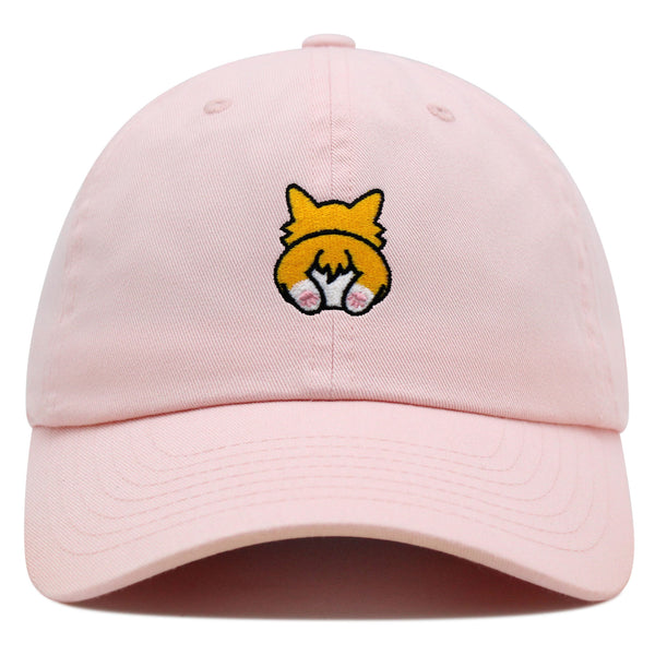 Corgi Butt Premium Dad Hat Embroidered Baseball Cap Welsh Corgi