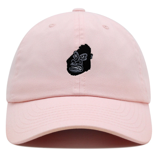 Gorilla Face Premium Dad Hat Embroidered Baseball Cap Zoo Chimpange