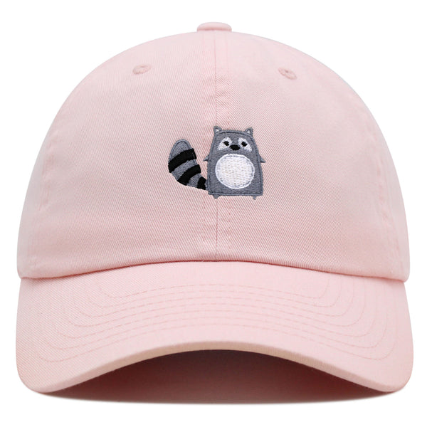 Racoon Premium Dad Hat Embroidered Baseball Cap Cute Zoo