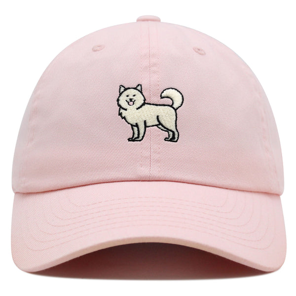 Samoyed Premium Dad Hat Embroidered Baseball Cap Dog Puppy