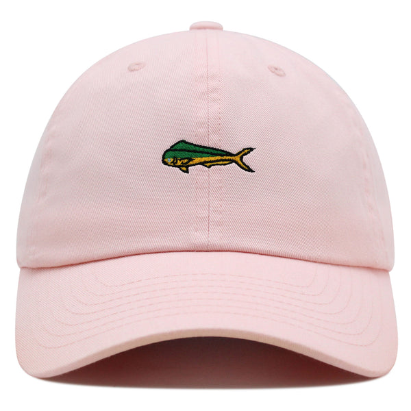 Mahi-Mahi Fish Premium Dad Hat Embroidered Baseball Cap Fishing Ocean