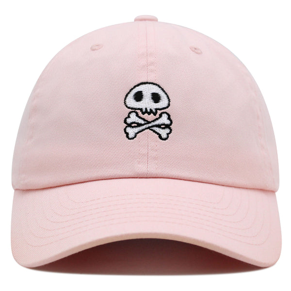 Skull Premium Dad Hat Embroidered Baseball Cap Cute Skull