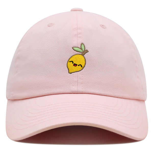 Lemon Premium Dad Hat Embroidered Baseball Cap Vegan Vegetable