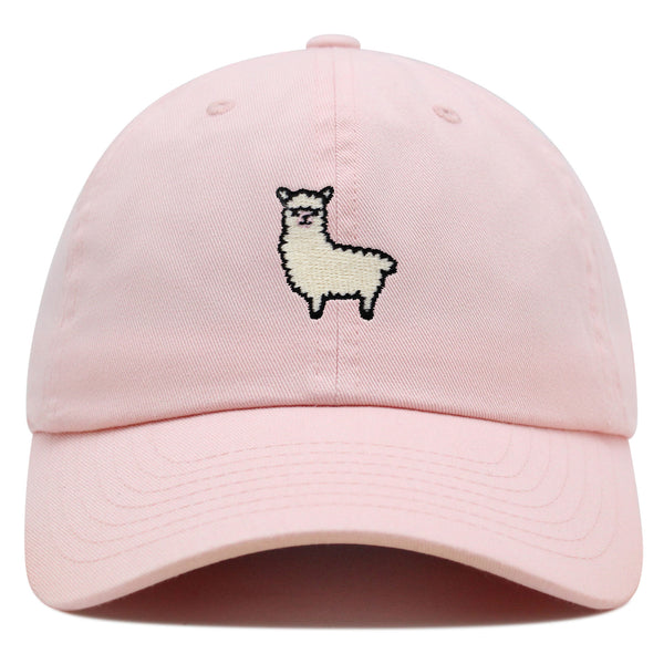 Alpaca Premium Dad Hat Embroidered Baseball Cap Peru Peruvian