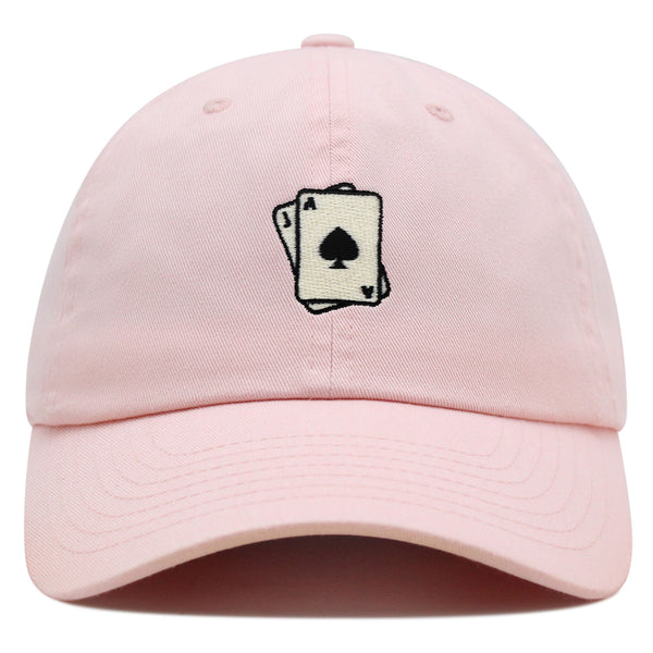 Blackjack Premium Dad Hat Embroidered Baseball Cap Card Casino Las Vegas