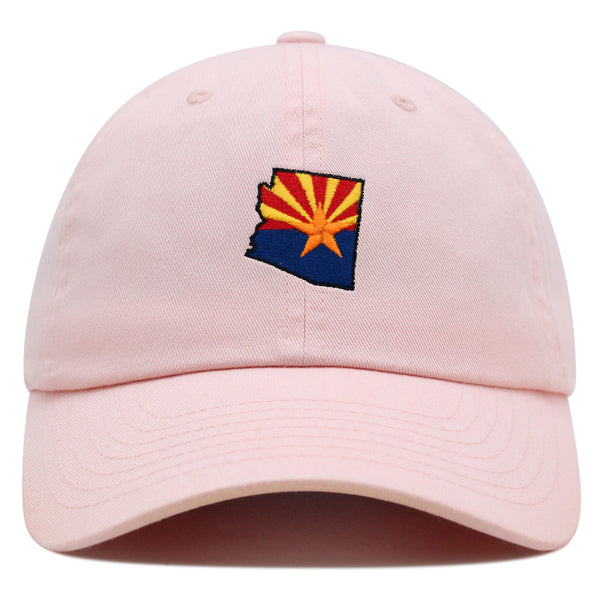 Arizona Flag Premium Dad Hat Embroidered Baseball Cap Arizona Tucson Pheonix