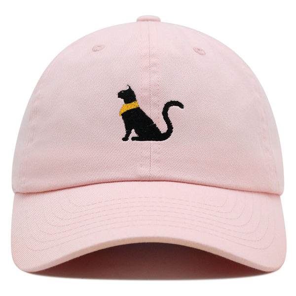 Black Egyptian Cat Premium Dad Hat Embroidered Baseball Cap Kitty