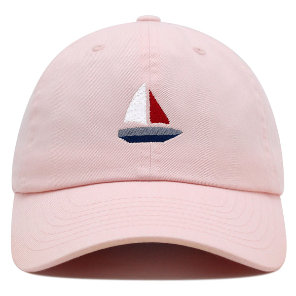 Cute Boat Premium Dad Hat Embroidered Baseball Cap Sailor Ocean