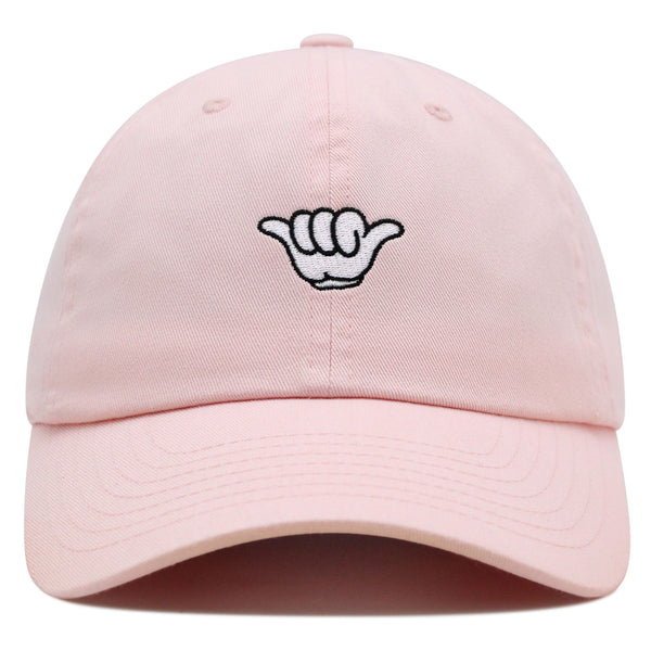 Shaka Cartoon Premium Dad Hat Embroidered Baseball Cap Surfing San Diego