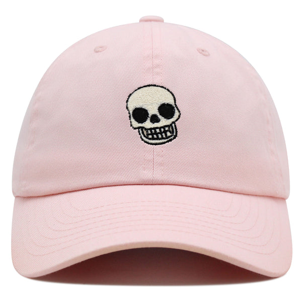 Skull Premium Dad Hat Embroidered Baseball Cap Girly Halloween