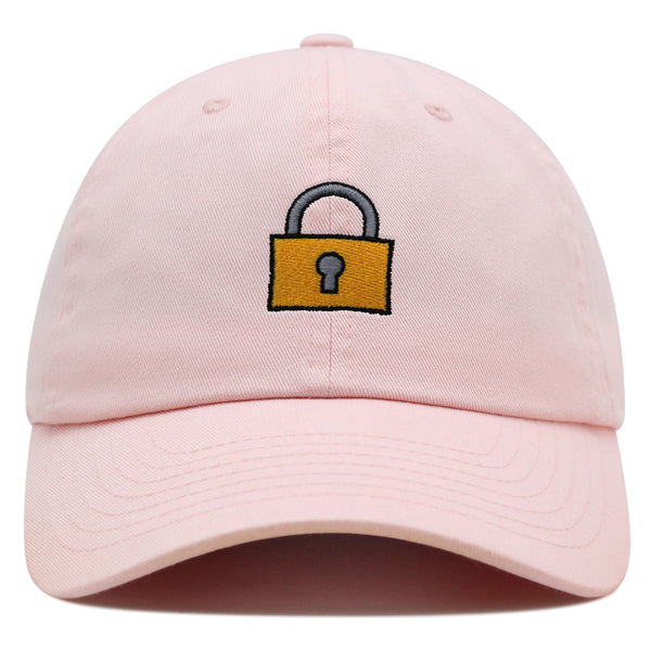 Lock Premium Dad Hat Embroidered Baseball Cap Gate Logo