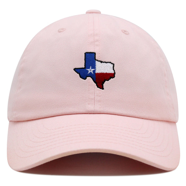 Texas Premium Dad Hat Embroidered Baseball Cap Map Flag