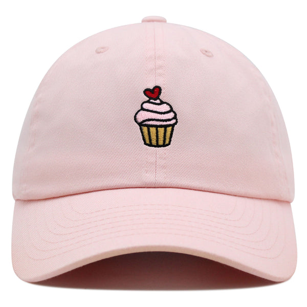 Pink Muffin Premium Dad Hat Embroidered Baseball Cap Cupcakes Snack