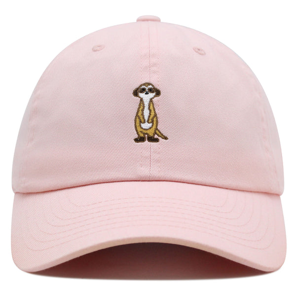 Meerkat Premium Dad Hat Embroidered Baseball Cap Lion Observer