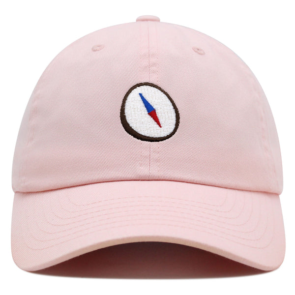 Compass Premium Dad Hat Embroidered Baseball Cap Explorer Adventure