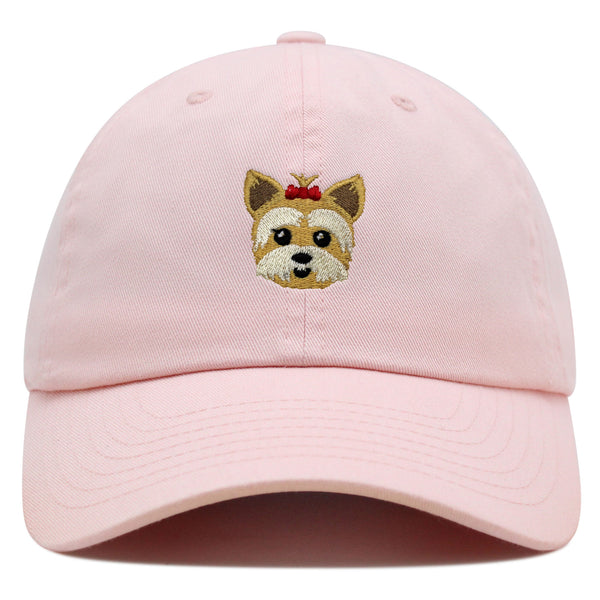 Yorkshire Terrier Premium Dad Hat Embroidered Baseball Cap Puppy Yorkie