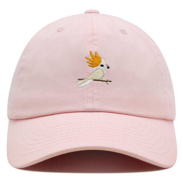 Cockatoo Premium Dad Hat Embroidered Baseball Cap Parrot Bird