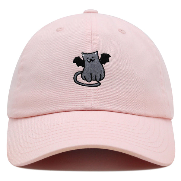 Bat-cat Premium Dad Hat Embroidered Baseball Cap Cat Kitty