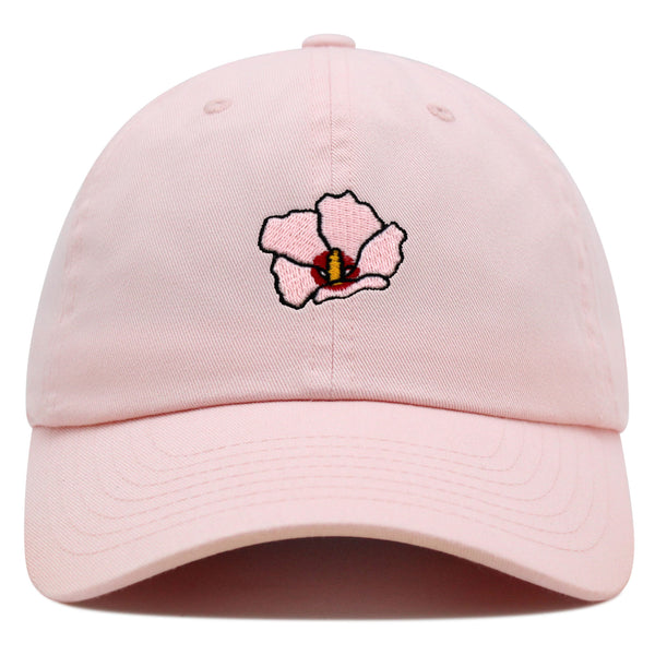 Rose of Sharon Premium Dad Hat Embroidered Baseball Cap Hibiscus Hawaii