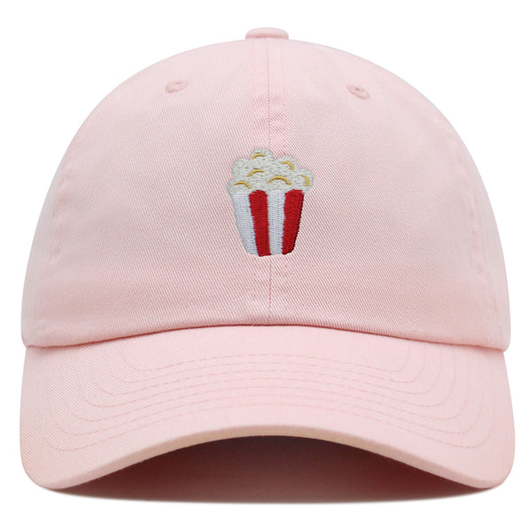 Popcorn Premium Dad Hat Embroidered Baseball Cap Theater Foodie