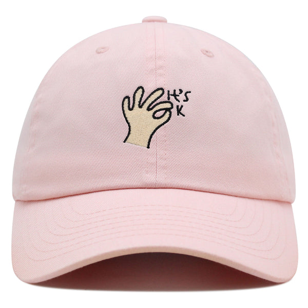 Hand Sign Premium Dad Hat Embroidered Baseball Cap OK