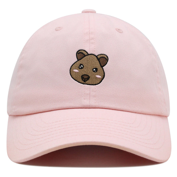 Quokka Face  Premium Dad Hat Embroidered Baseball Cap Cute Animal