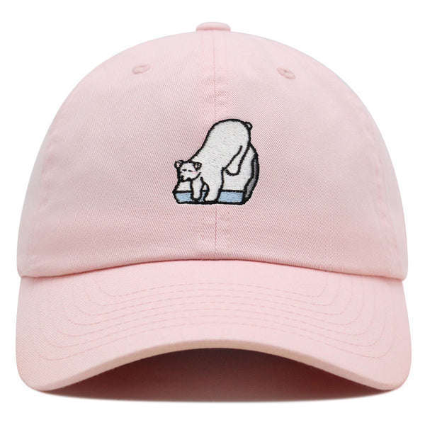 Polar Bear Premium Dad Hat Embroidered Baseball Cap Coke Soda