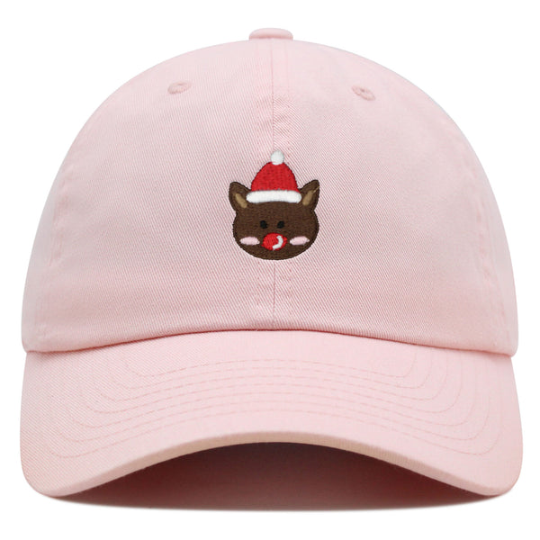 Reindeer Premium Dad Hat Embroidered Baseball Cap Christmas Gift