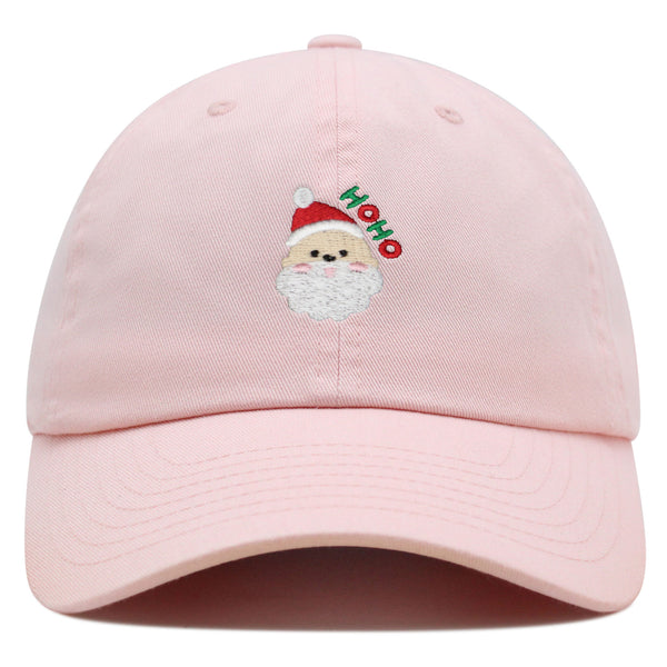 Santa Claus Face Premium Dad Hat Embroidered Baseball Cap Christmas Gift